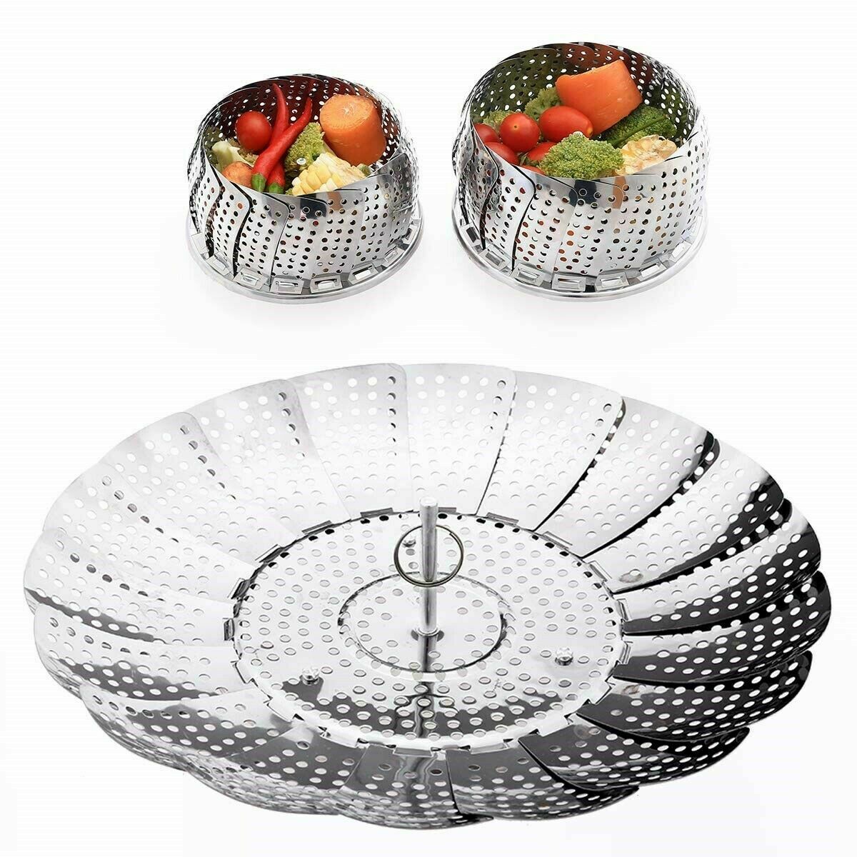 Stainless Steel Vegetable Steamer Basket Insert For Instant Pots And Other Pots