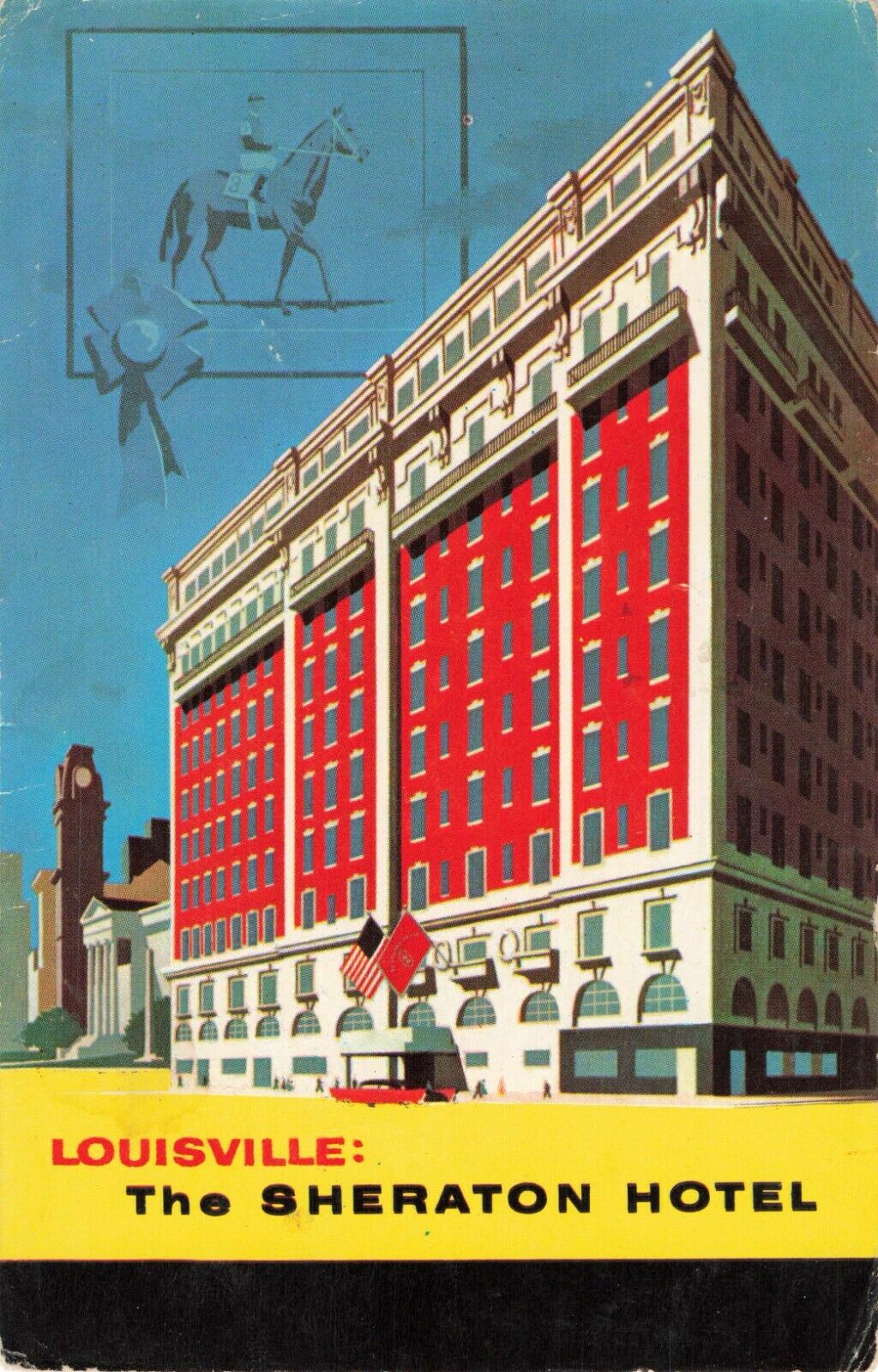Postcard Sheraton Hotel Louisville Kentucky